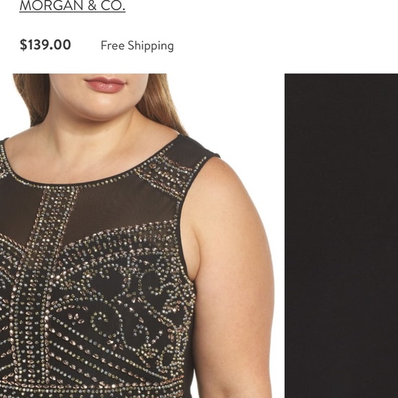 Black beaded dress - Picture 6 of 6